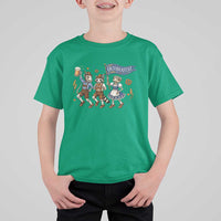 Funny Opossum Raccoon Frog Oktoberfest Beer Graphic T Shirt For Kid Spooky Drinking Team