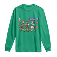 Funny Opossum Raccoon Frog Oktoberfest Beer Graphic Long Sleeve Shirt Spooky Drinking Team