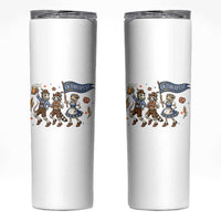 Funny Opossum Raccoon Frog Oktoberfest Beer Graphic Skinny Tumbler Spooky Drinking Team