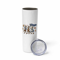 Funny Opossum Raccoon Frog Oktoberfest Beer Graphic Skinny Tumbler Spooky Drinking Team