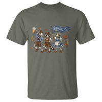 Funny Opossum Raccoon Frog Oktoberfest Beer Graphic T Shirt Spooky Drinking Team