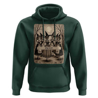 Skeleton Witches Coven Oktoberfest Hoodie German Dirndl Spooky Beer Festival Gift