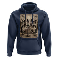 Skeleton Witches Coven Oktoberfest Hoodie German Dirndl Spooky Beer Festival Gift