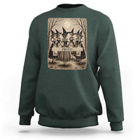 Skeleton Witches Coven Oktoberfest Sweatshirt German Dirndl Spooky Beer Festival Gift
