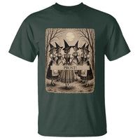 Skeleton Witches Coven Oktoberfest T Shirt German Dirndl Spooky Beer Festival Gift