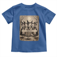 Skeleton Witches Coven Oktoberfest Toddler T Shirt German Dirndl Spooky Beer Festival Gift