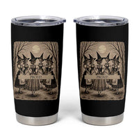 Skeleton Witches Coven Oktoberfest Tumbler Cup German Dirndl Spooky Beer Festival Gift