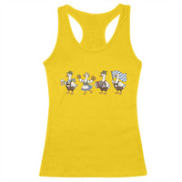 Silly Goose Oktoberfest Racerback Tank Top Cute Bavarian Beer Festival Animal Humor