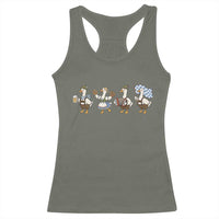 Silly Goose Oktoberfest Racerback Tank Top Cute Bavarian Beer Festival Animal Humor