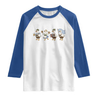 Silly Goose Oktoberfest Raglan Shirt Cute Bavarian Beer Festival Animal Humor