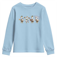 Silly Goose Oktoberfest Youth Sweatshirt Cute Bavarian Beer Festival Animal Humor