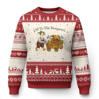 Funny Goose German Beer Festival Ugly Christmas Sweater Off To The Biergarten