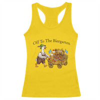 Funny Goose German Beer Festival Racerback Tank Top Off To The Biergarten