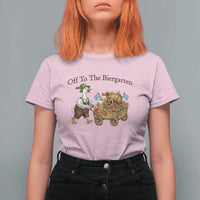 Funny Goose German Beer Festival T Shirt For Women Off To The Biergarten
