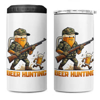 Beer Hunting Season Open 4 in 1 Can Cooler Tumbler Beer Hunter Brew Lover Humor