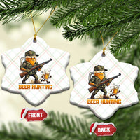 Beer Hunting Season Open Ceramic Ornament Beer Hunter Brew Lover Humor