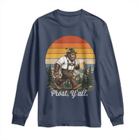 Prost Yall Bigfoot Long Sleeve Shirt Vintage Oktoberfest Beer Lover Sasquatch Gift