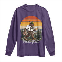 Prost Yall Bigfoot Long Sleeve Shirt Vintage Oktoberfest Beer Lover Sasquatch Gift