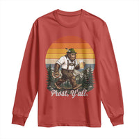 Prost Yall Bigfoot Long Sleeve Shirt Vintage Oktoberfest Beer Lover Sasquatch Gift