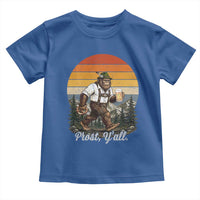 Prost Yall Bigfoot Toddler T Shirt Vintage Oktoberfest Beer Lover Sasquatch Gift