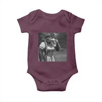 Bigfoot Oktoberfest Baby Onesie Vintage Dirndl German Beer Festival Humor