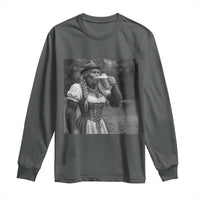 Bigfoot Oktoberfest Long Sleeve Shirt Vintage Dirndl German Beer Festival Humor