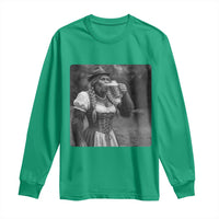 Bigfoot Oktoberfest Long Sleeve Shirt Vintage Dirndl German Beer Festival Humor