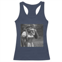 Bigfoot Oktoberfest Racerback Tank Top Vintage Dirndl German Beer Festival Humor
