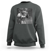Bigfoot Oktoberfest Sweatshirt Vintage Dirndl German Beer Festival Humor