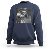 Bigfoot Oktoberfest Sweatshirt Vintage Dirndl German Beer Festival Humor