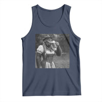 Bigfoot Oktoberfest Tank Top Vintage Dirndl German Beer Festival Humor