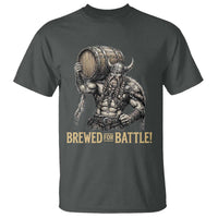 Vintage Viking Beer Drinker Warrior Gift T Shirt Brewed For Battle