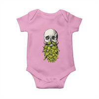 Vintage Craft Brewer Beer Lover Gift Baby Onesie Beer Hops Beard Skull