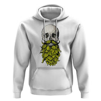 Vintage Craft Brewer Beer Lover Gift Hoodie Beer Hops Beard Skull
