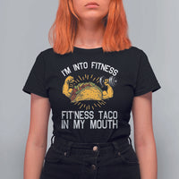 Funny Tacos Lover T Shirt For Women I Am Into Fitness - Wonder Print Shop