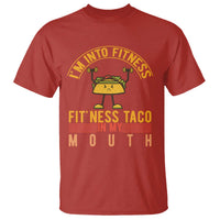 Tacos Lover T Shirt I Am Into Fitness Humor - Wonder Print Shop