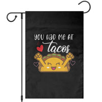 Funny Taco Lover Garden Flag You Had Me At Tacos - Wonder Print Shop