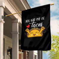 Funny Taco Lover Garden Flag You Had Me At Tacos - Wonder Print Shop
