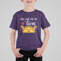Funny Taco Lover T Shirt For Kid You Had Me At Tacos - Wonder Print Shop