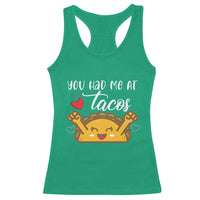 Funny Taco Lover Racerback Tank Top You Had Me At Tacos - Wonder Print Shop