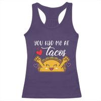 Funny Taco Lover Racerback Tank Top You Had Me At Tacos - Wonder Print Shop