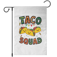 Taco Squad Garden Flag Funny Mexican Food Lovers Gift - Wonder Print Shop
