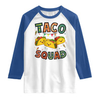 Taco Squad Raglan Shirt Funny Mexican Food Lovers Gift - Wonder Print Shop