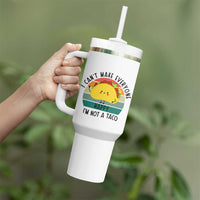 Funny Mexican Food Lover Tumbler With Handle I Cant Make Everyone Happy Im Not A Taco