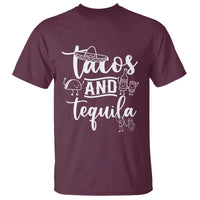 Tacos And Tequila Lover T Shirt Funny Humor Gift - Wonder Print Shop