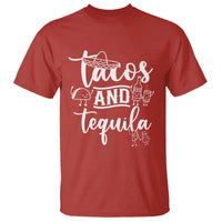 Tacos And Tequila Lover T Shirt Funny Humor Gift - Wonder Print Shop