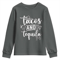 Tacos And Tequila Lover Youth Sweatshirt Funny Humor Gift - Wonder Print Shop