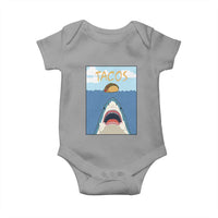 Funny Tacos Lover Baby Onesie Shark Attack Humor Gift - Wonder Print Shop