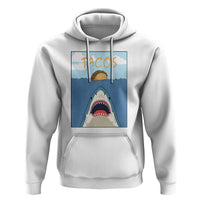 Funny Tacos Lover Hoodie Shark Attack Humor Gift - Wonder Print Shop