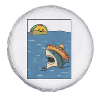 Tacos Lover Spare Tire Cover Funny Shark Humor Foodie Gift - Wonder Print Shop
